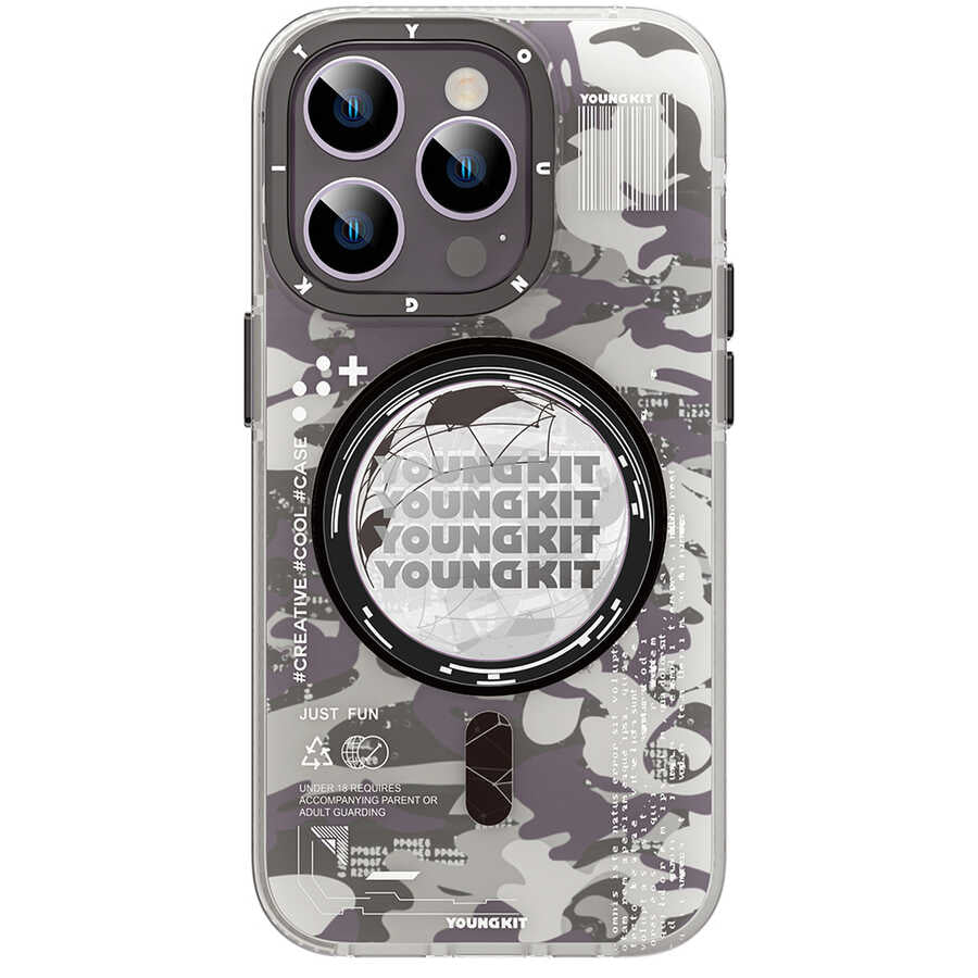 iPhone 14 Pro Max Kılıf M-safe Şarj Özellikli YoungKit Kamuflaj Serisi Kılıf - 11 iPhone 14 Pro Max Kılıf M-safe Şarj Özellikli YoungKit Kamuflaj Serisi Kılıf - 11